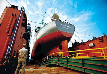 德国好技术 世界好品牌 ————我公司成为韩国STX造船独家吊索具供应商