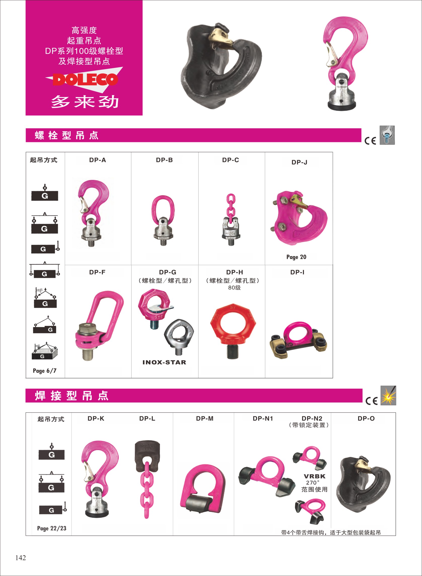 DP系列100级吊点