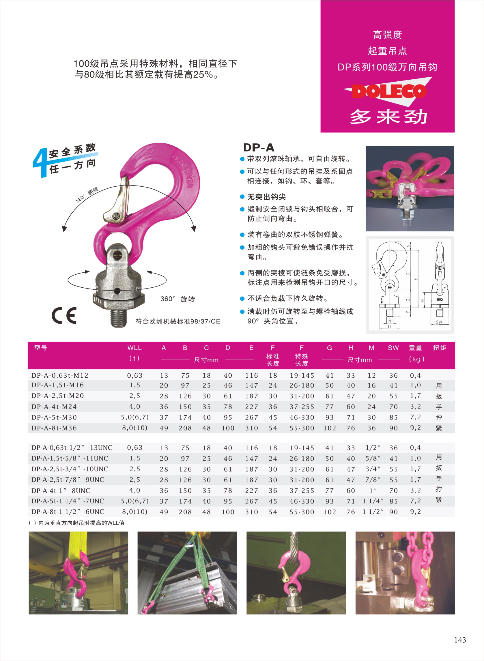 DP系列100级吊点