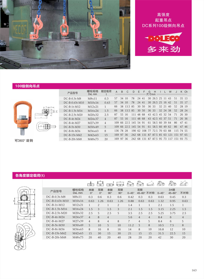 100级侧向吊点