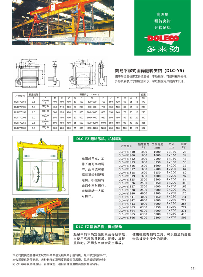 翻转吊机及翻转夹具